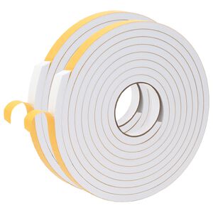 vidaXL Zelfklevende schuimtape 2 st Wit 20mm x 5m CR Schuim