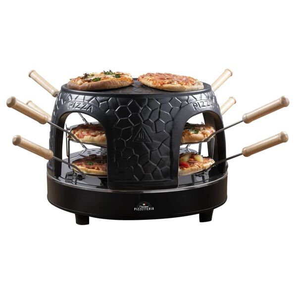 Bestron Pizzamaker voor 8 personen APD800Z 1150 W zwart
