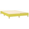 vidaXL Boxspring met matras en LED stof groen 140x190 cm