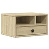 vidaXL Printerkastje 40x32x22,5 cm bewerkt hout sonoma eikenkleurig