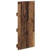 vidaXL Tijdschrift Rek met plank Oudhout 43 x 11 x 102 cm Bewerkt hout