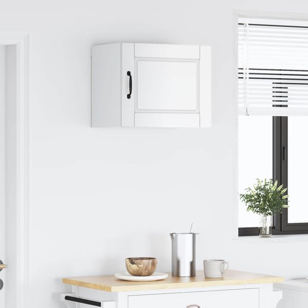 vidaXL Keukenkast met plank Hoogglans wit 50 x 31 x 40 cm Bewerkt hout