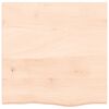 vidaXL Wandschap 60x60x(2-4) cm onbehandeld massief eikenhout