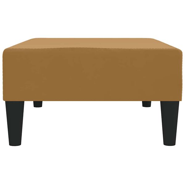 vidaXL Voetenbank 78x56x32 cm fluweel bruin