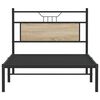 vidaXL Bedframe zonder matras hout sonoma eikenkleurig 100x190 cm