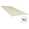vidaXL Bedlattenvervanging met 34 latten 2 stuks 90x200 cm