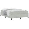 vidaXL Bedframe Lichtgrijs 160 x 200 cm Stof