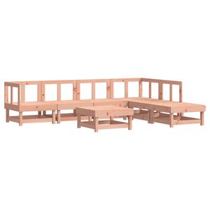 vidaXL 7-delige Loungeset massief douglashout
