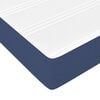 vidaXL Pocketveringmatras 90x200x20 cm stof blauw
