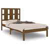 vidaXL Bedframe massief hout honingbruin 90x190 cm