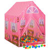 vidaXL Kinderspeeltent 69x94x104 cm roze
