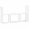 vidaXL Wandplank Wit 78,5 x 17 x 45 cm Bewerkt hout