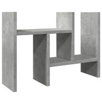 vidaXL Bureau organiser 34,5x15,5x35,5 cm bewerkt hout betongrijs