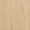 vidaXL Dressoir 101,5x35x70 cm bewerkt hout sonoma eikenkleurig