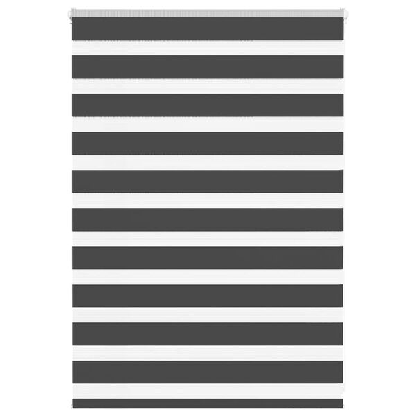 vidaXL Zebra rolgordijn 95x100 cm stofbreedte 90,9 cm zwart