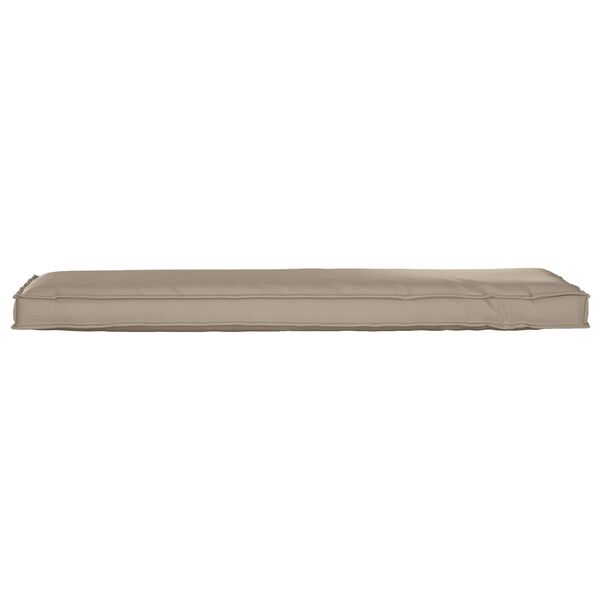 vidaXL Kussen Taupe 140 x 40 x 8 cm Oxford Stof