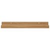 vidaXL Wandplank met plank 2 pcs Bruin 40 x 9 x 3 cm Bewerkt hout