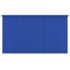 vidaXL Rolgordijn voor buiten 405(B)x230(H) cm HDPE blauw