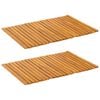vidaXL Badmat Naturel 60 x 40 cm Massief Acaciahout