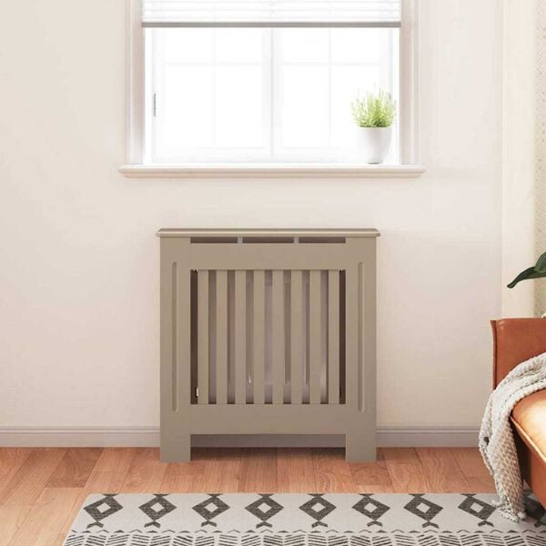 vidaXL Radiatorafdekking Bruin 78 x 19 x 81,5cm Bewerkt hout