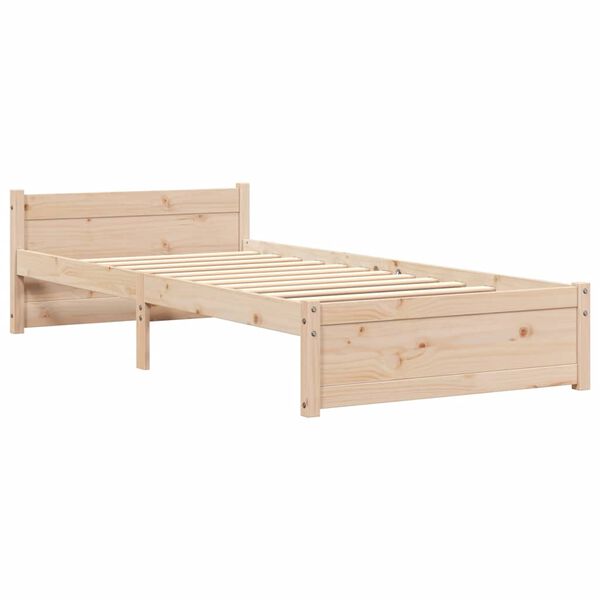 vidaXL Bedframe massief hout 90x200 cm