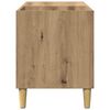 vidaXL Platenkast 84,5x38x48 cm bewerkt hout artisanaal eikenkleur