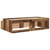 vidaXL Bedframe met lade Artisan Eiken 70 x 190 cm Bewerkt hout