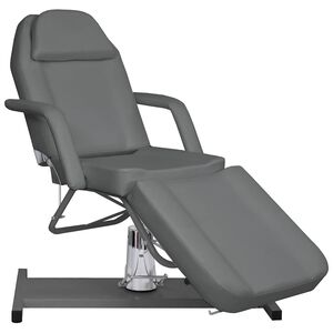 vidaXL Massagetafel 180x62x(87-112) cm grijs