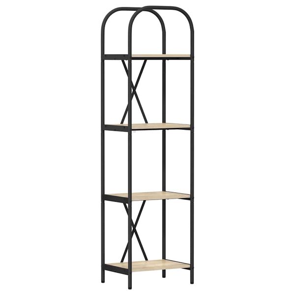 vidaXL Boekenkast Sonoma Eiken 40 x 30 x 146 cm Bewerkt hout