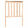vidaXL Bedframe met hoofdbord massief hout