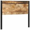 vidaXL Hoofdeinde 120 cm massief hout mango en ijzer