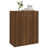 vidaXL Dressoir 60x30x75 cm bewerkt hout bruin eikenkleur