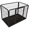 FLAMINGO Hondenkennel Kazan S 93x59x64 cm zwart