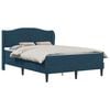 vidaXL Bedframe met hoofdeinde Blauw 160 x 200 cm Fluweel