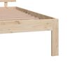 vidaXL Bedframe massief grenenhout 140x190 cm