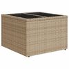 vidaXL 7-delige Loungeset met kussens poly rattan beige