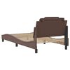 vidaXL Bedframe "Viana" zonder matras kunstleer bruin 100x200 cm