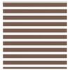 vidaXL Zebra rolgordijn 150x100 cm stofbreedte 145,9cm polyester bruin