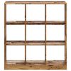 vidaXL Boekenkast 102x32x108 cm bewerkt hout oud houtkleurig