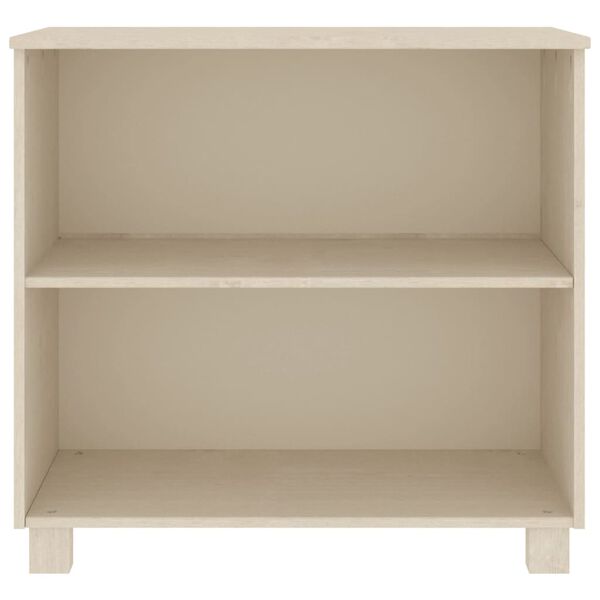 vidaXL Dressoir HAMAR 85x35x80 cm massief grenenhout honingbruin