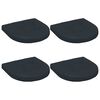 vidaXL 4-Piece Zitkussens 4 st 100% Polyester Donkerblauw