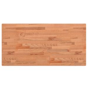 vidaXL Wastafelblad 80x40x1,5 cm massief beukenhout