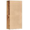 vidaXL Boekenkast 66x30x130 cm bewerkt hout oud houtkleurig
