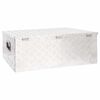 vidaXL Opbergbox 100x55x37 cm aluminium zilverkleurig