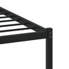 vidaXL Bedframe met hoofdbord zonder matras bruin eikenkleur 90x200 cm