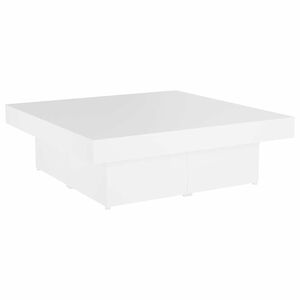 vidaXL Salontafel 90x90x28 cm bewerkt hout wit