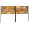 vidaXL Hoofdeinde 200 cm massief hout mango en ijzer