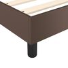 vidaXL Boxspring bed kunstleer bruin 140x200 cm