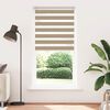 vidaXL Zebra Blind 105x230 cm stofbreedte 100,9 cm polyester zandbruin
