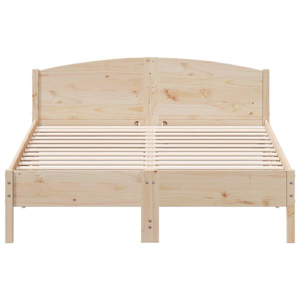 vidaXL Bedframe zonder matras massief grenenhout 140x200 cm